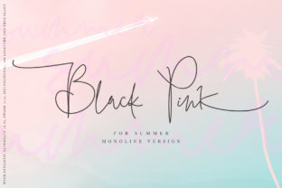Black Pink Summer: A Fresh Script Font for Campaigns