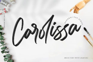 Carolissa Typeface: A Handwritten Font for Editorial Design