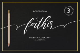 Fathir: A Handwritten Font for Authentic Branding