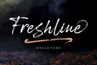 Freshline: A Textured Font for Modern Editorial Design