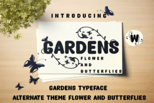 Gardens: A Charming Script Font for Editorial Design