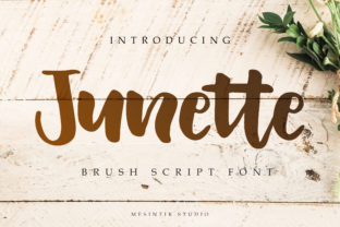 Junette: A Classy Script Font for Editorial Design