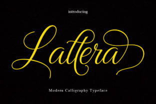 Lattera: A Modern Script Font for Bold Branding