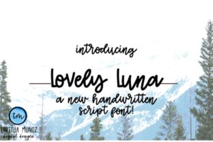 Lovely Luna: A Playful Script Font for Editorial Design