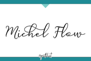 Michel Flow: A Script Font That Elevates Campaign Visuals