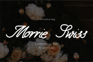 Morrie Swiss: A Handwritten Font for Authentic Brands