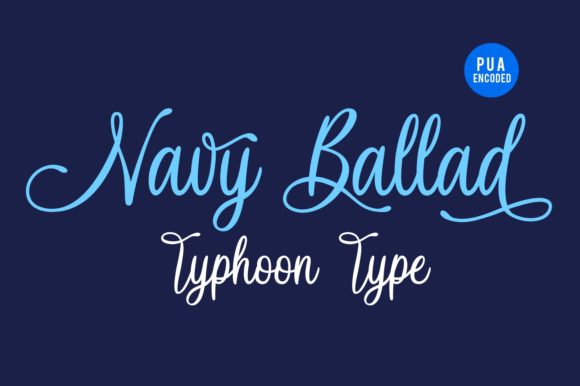 Navy Ballad: A Handwritten Font for Editorial Design