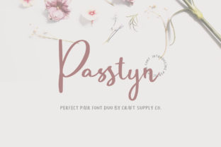 Passtyn Duo: A Script Font for Clear Campaigns