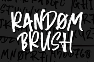 Random Brush Font for Modern Web Design