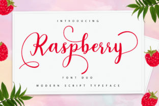 Raspberry Duo: A Handwritten Font for Editorial Design