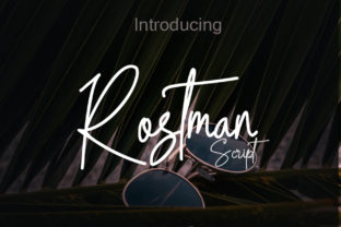 Rostman: A Handwritten Typeface for Modern Editorial Design