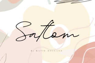 Satlom: A Script Font for Professional Branding