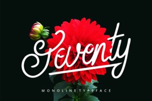 Seventy: A Bold Script Font for Modern Web Design