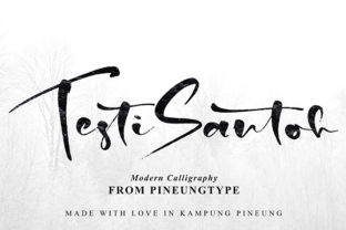 Testo Santoh: A Playful Script Font for Branding