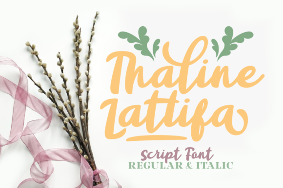 Thaline Lattifa: A Graceful Script Font for Editors
