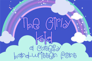 The Girly Kid Font: Playful Charm for Makers