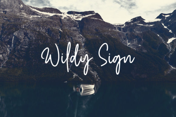 Wildy Sign: A Bold Script Font for Digital Design